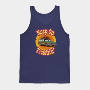 Retro 70s | Keep On Truckin' | Family Truckster | Funny Tank Top